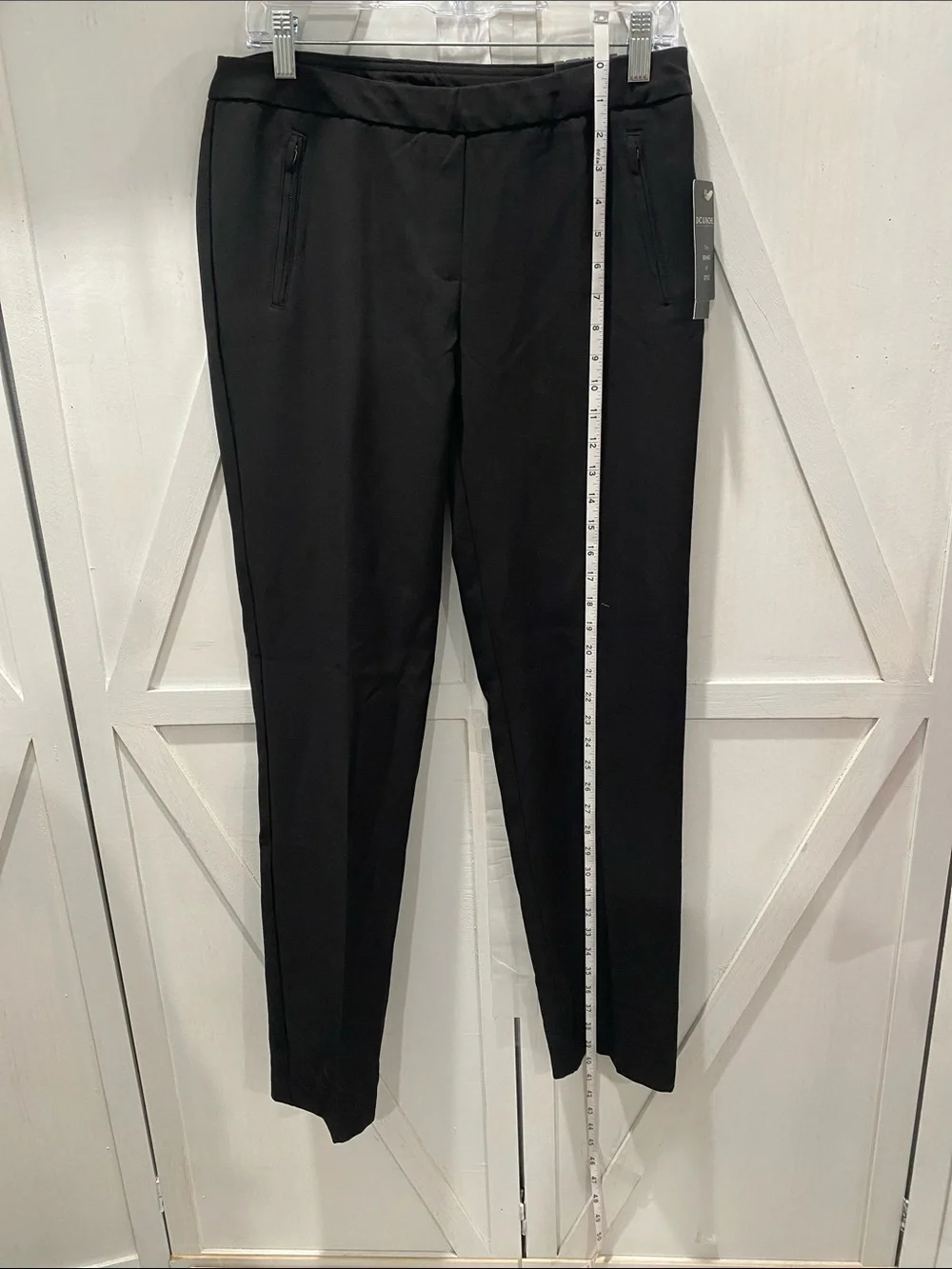 Zac & Rachel Bond 18 Black Trousers Slim Leg Size 6 NWT